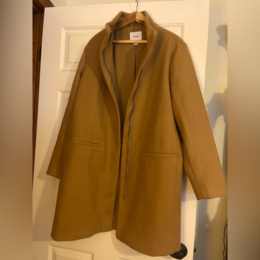 Old Navy XL tan coat.